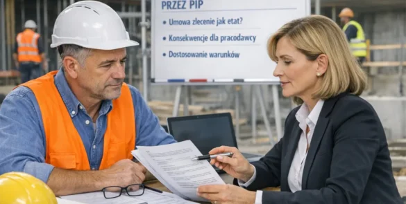 Wizyta Inspektora Państwowej Inspekcji Pracy