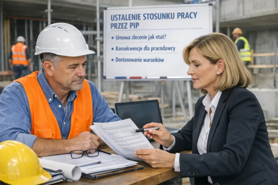 Wizyta Inspektora Państwowej Inspekcji Pracy